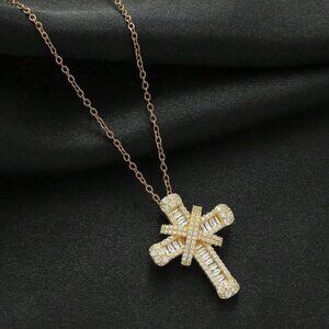 STAINLESS STEEL CROSS NECKLACE